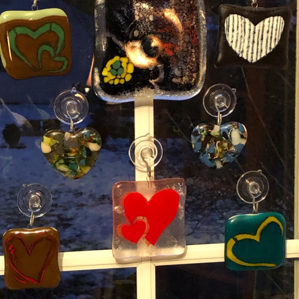 Handmade Fused Glass Suncatcher